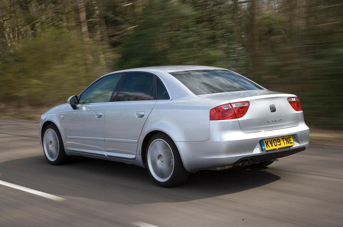 By most measures the Exeo’s diesel engine is smooth and quiet Seat Exeo rear quarter