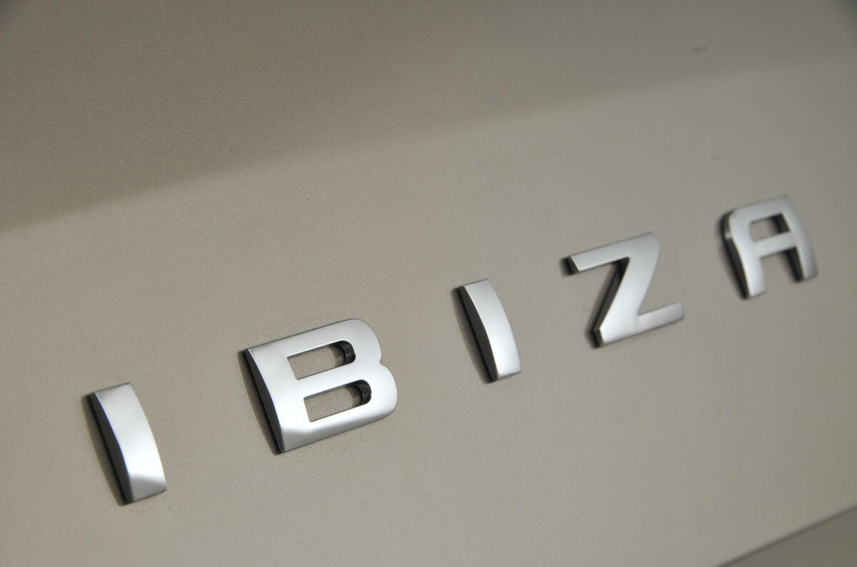 Seat Ibiza badging