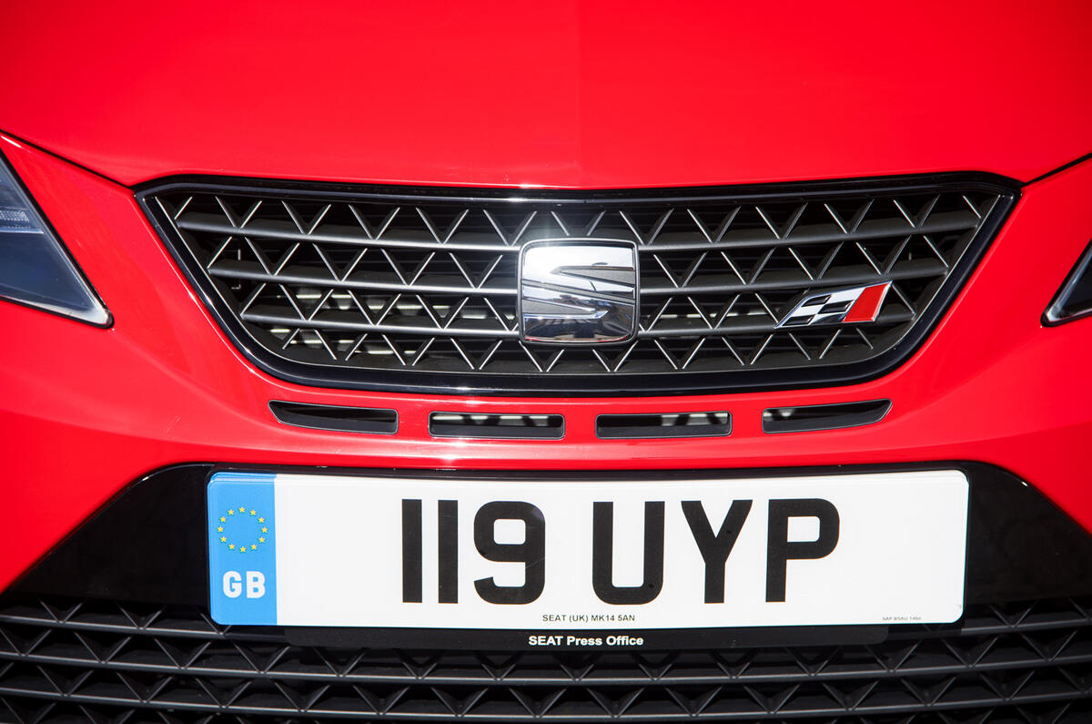 Seat Ibiza Cupra front grille
