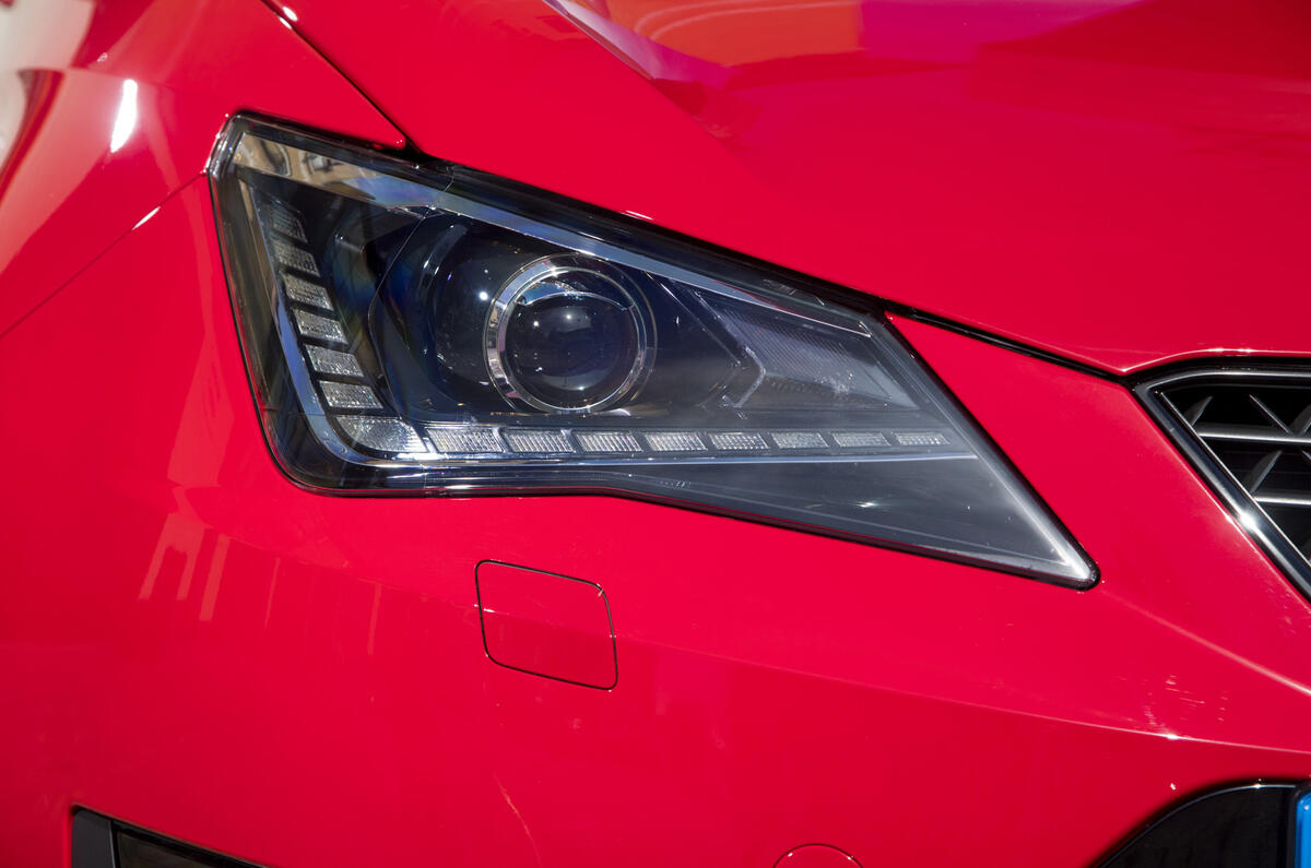 Seat Ibiza Cupra headlights