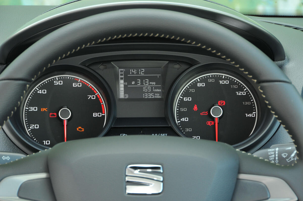 Seat Ibiza instrument cluster