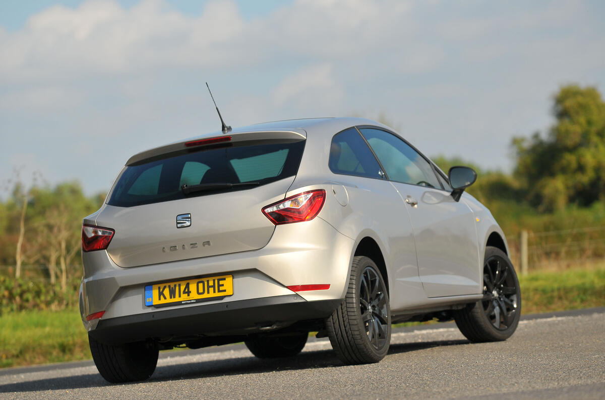 Seat Ibiza rear cornering