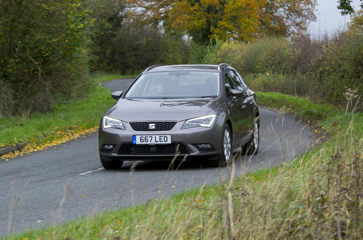 Seat Leon ST cornering