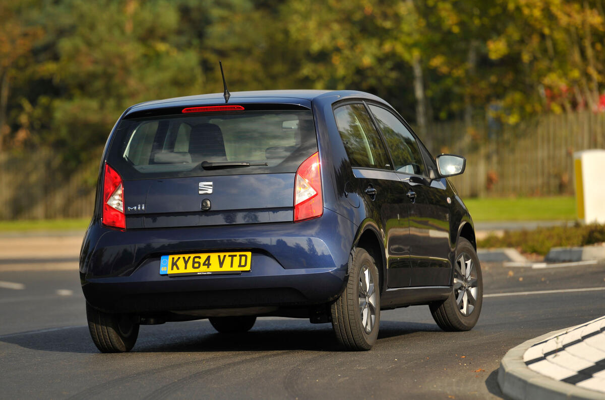 Seat Mii rear cornering