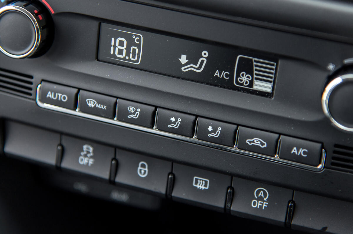 Seat Toledo climate controls