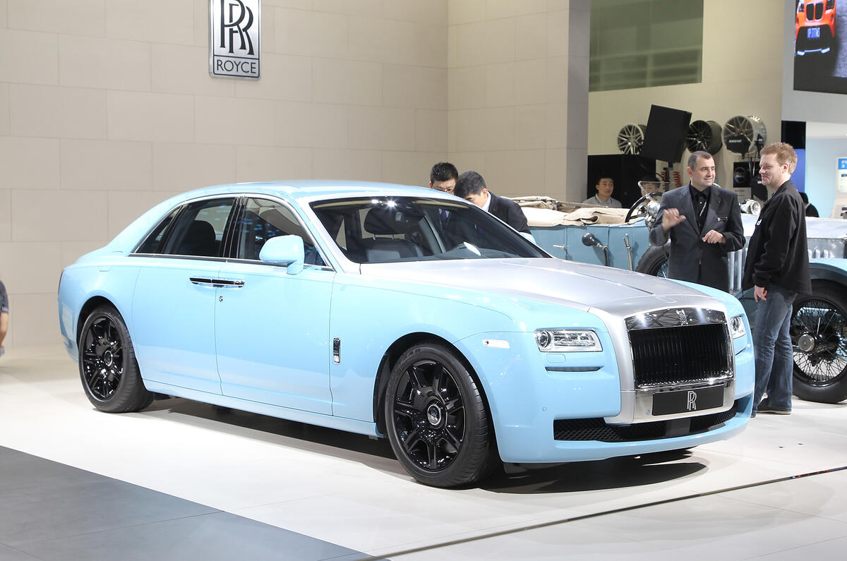 Rolls-Royce Ghost Alpine Trial Centenary: Shanghai motor show