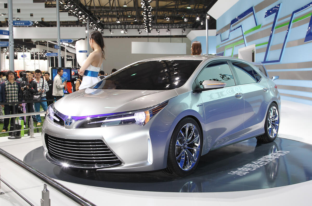 no title Toyota unveils striking six-seater hybrid concept: Shanghai motor show 2013