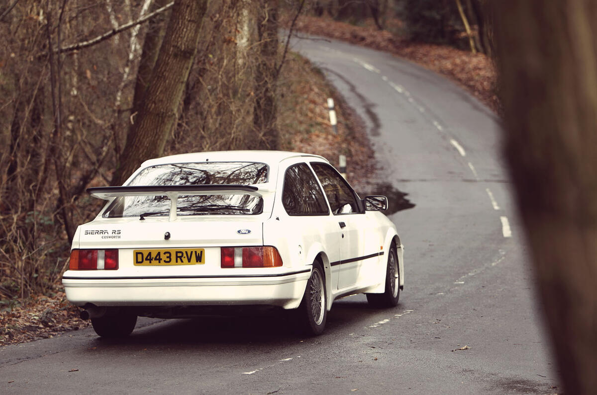 Ford Sierra RS Cosworth driven