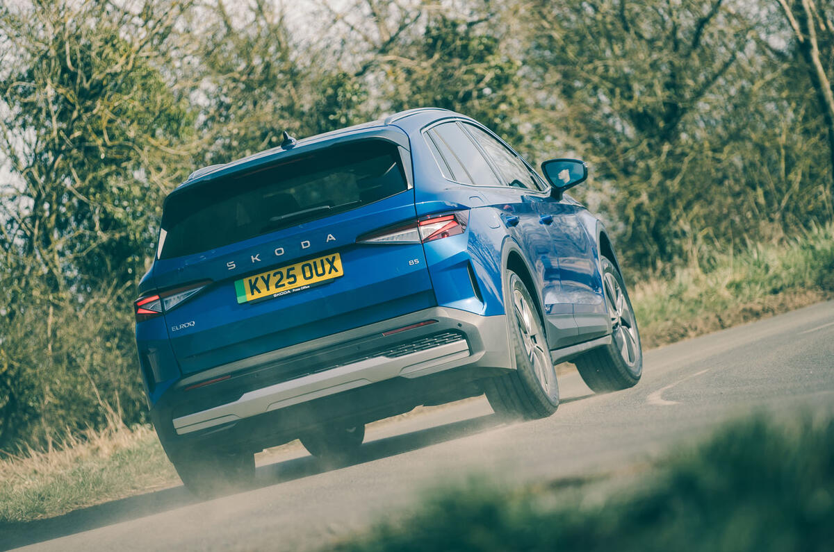 skoda elroq rt 2025 rear corner 33