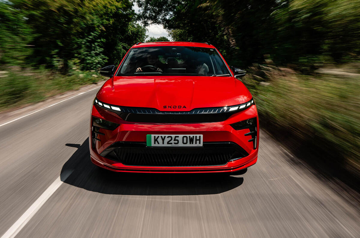 Skoda Enyaq vRS review 2025 004
