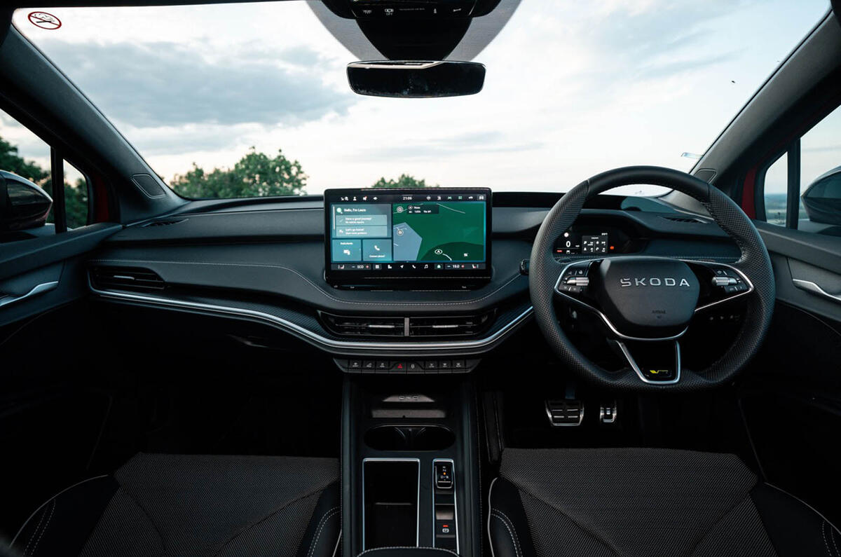 Skoda Enyaq vRS review 2025 010