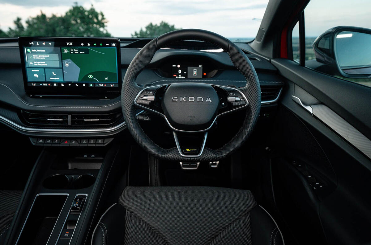 Skoda Enyaq vRS review 2025 011