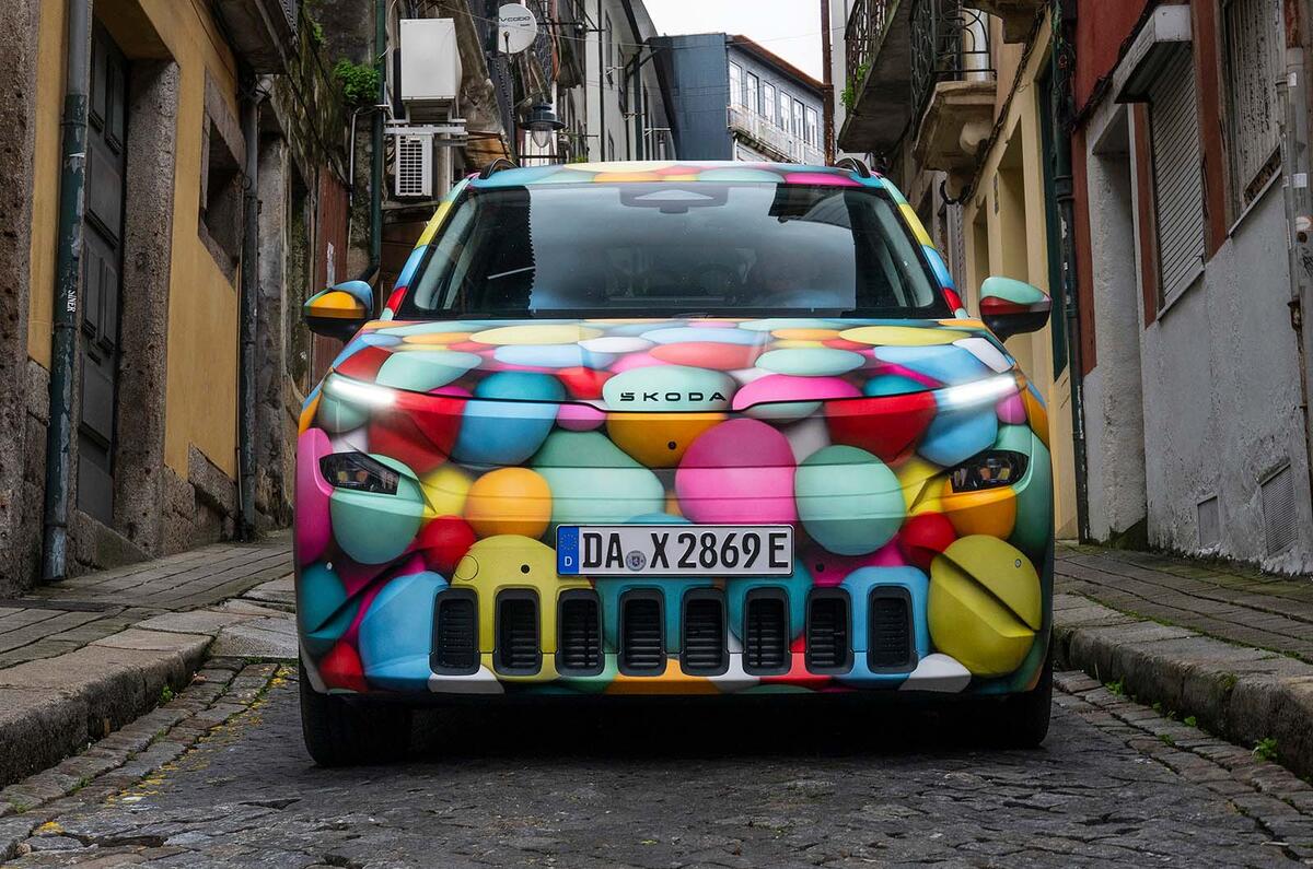 Skoda Epiq front ahead