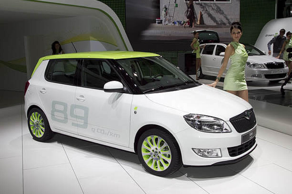 Paris motor show: Skoda greenline models