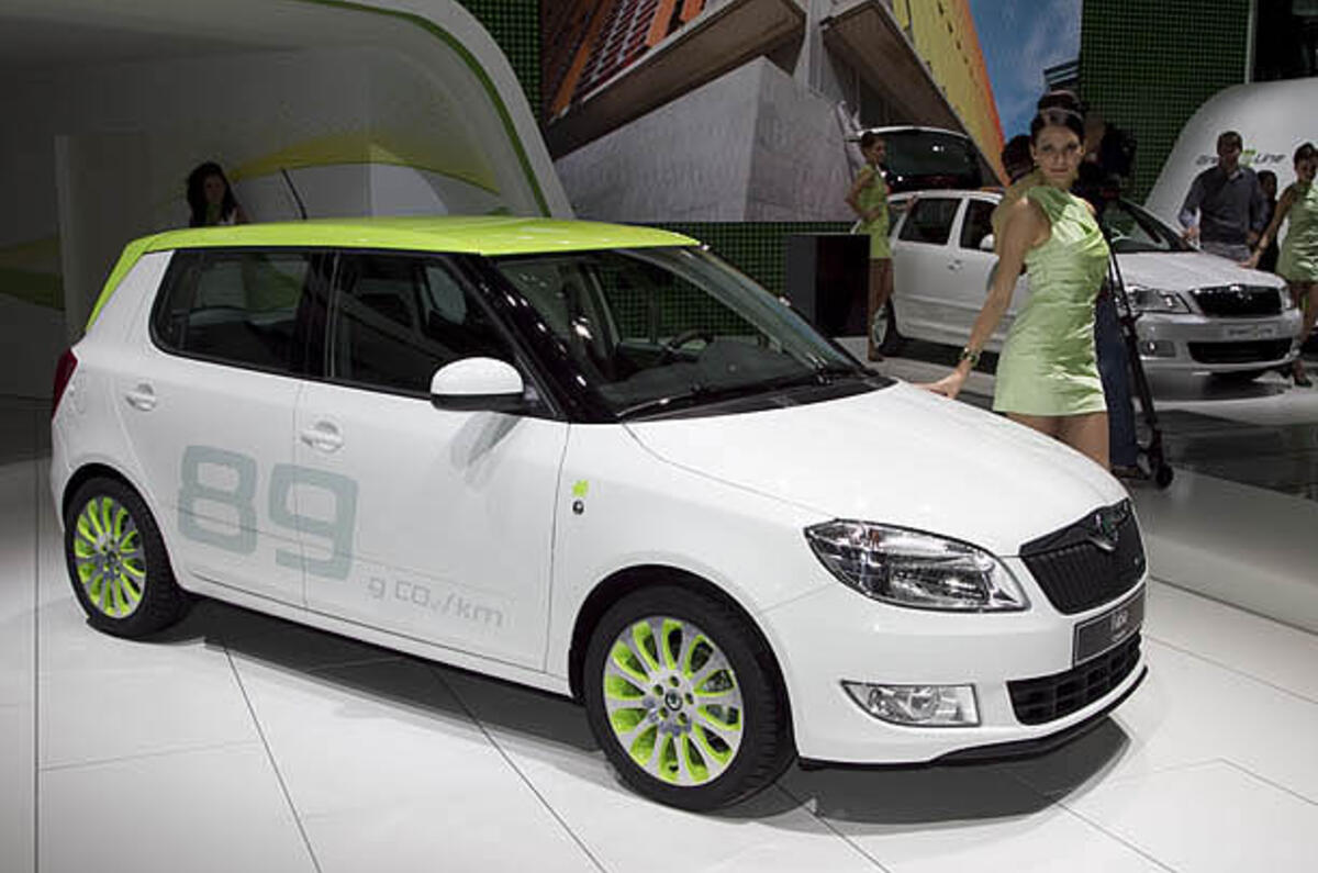 Paris motor show: Skoda greenline models