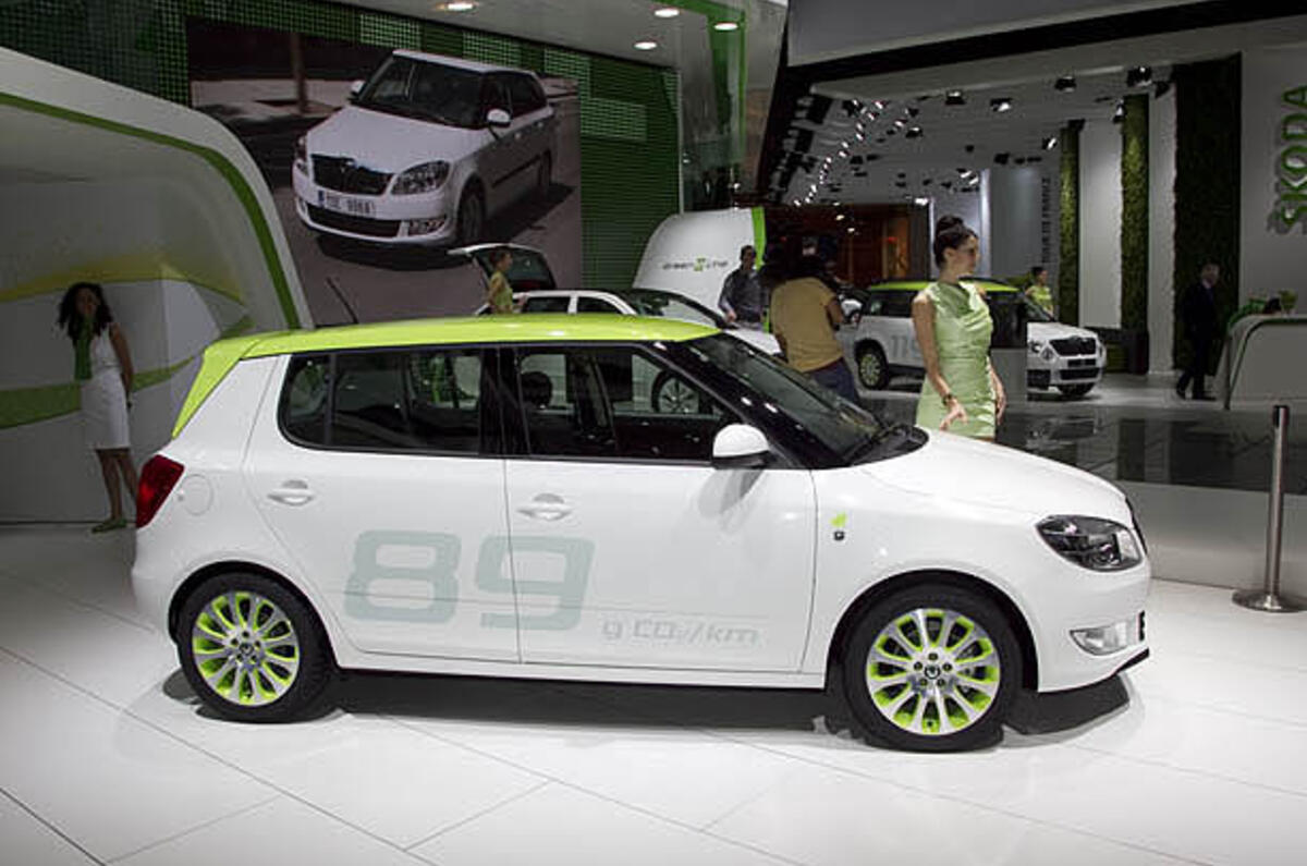 Paris motor show: Skoda greenline models