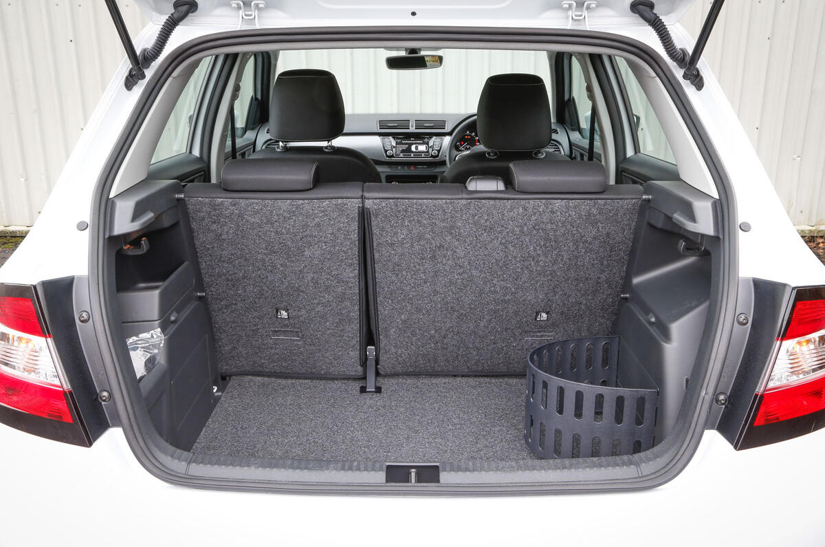 Volume du coffre de la Skoda Fabia