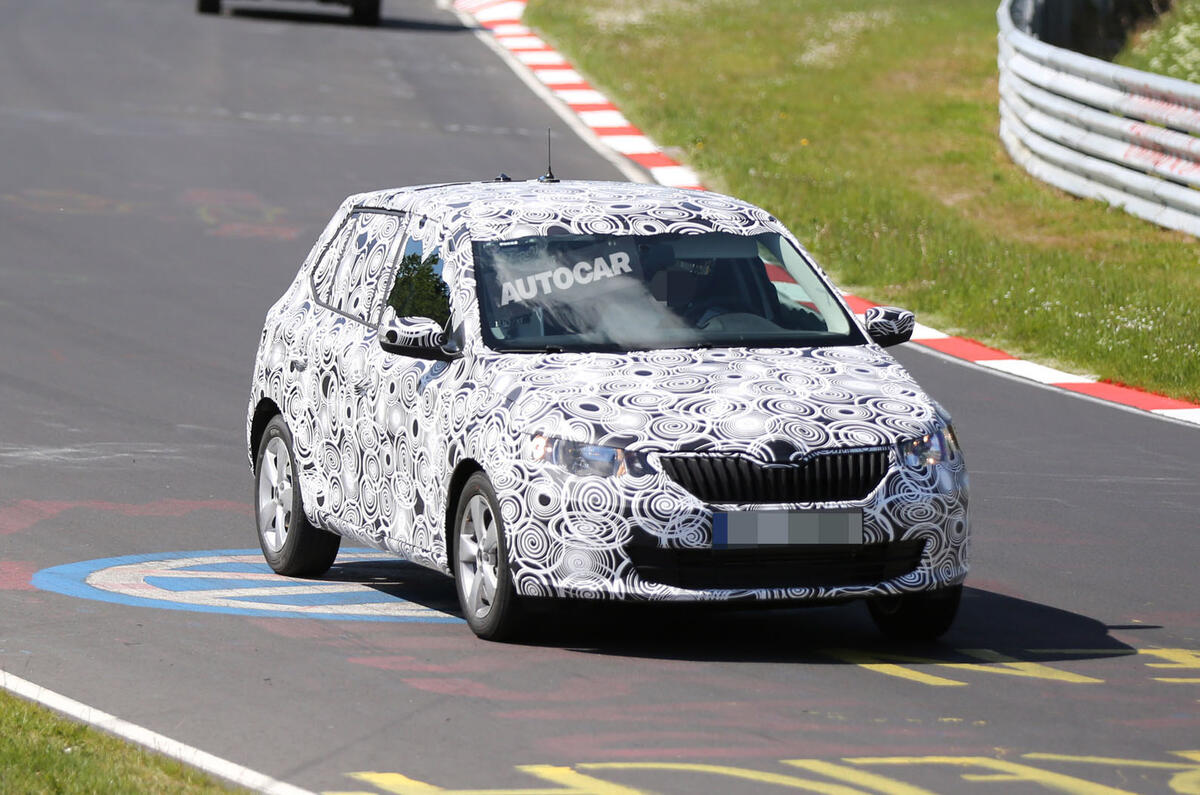 no title New Skoda Fabia spotted testing ahead of 2015 launch