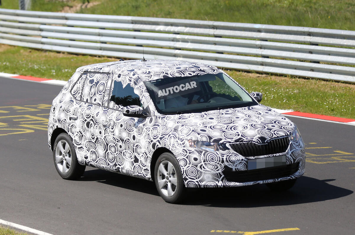 New Skoda Fabia spotted testing ahead of 2015 launch