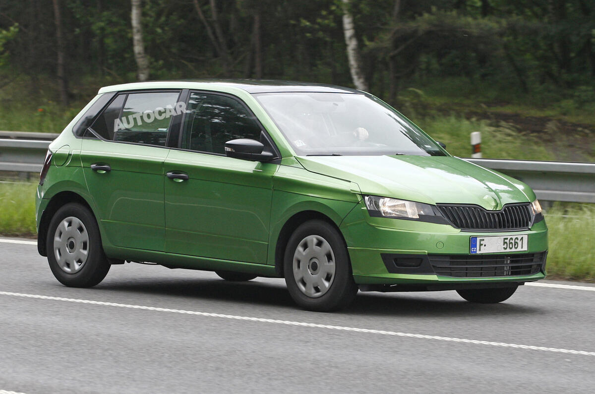 no title New Skoda Fabia spotted ahead of Paris reveal