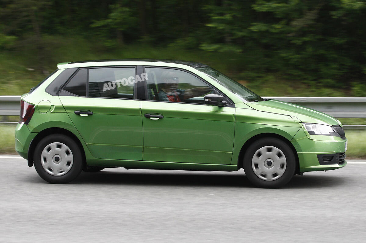 no title New Skoda Fabia spotted ahead of Paris reveal
