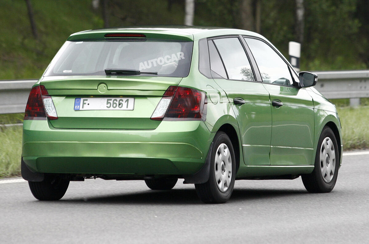 no title New Skoda Fabia spotted ahead of Paris reveal