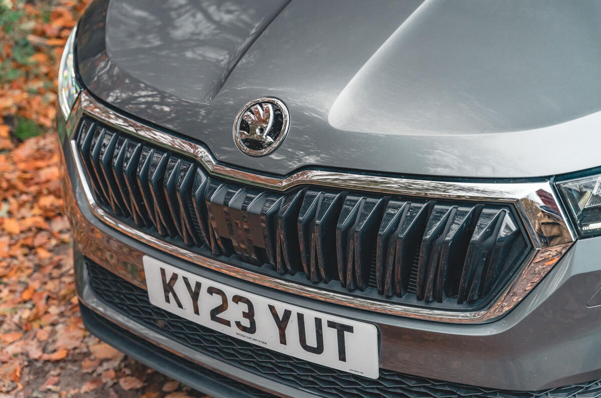 skoda karoq review 2023 04 deisgn grill