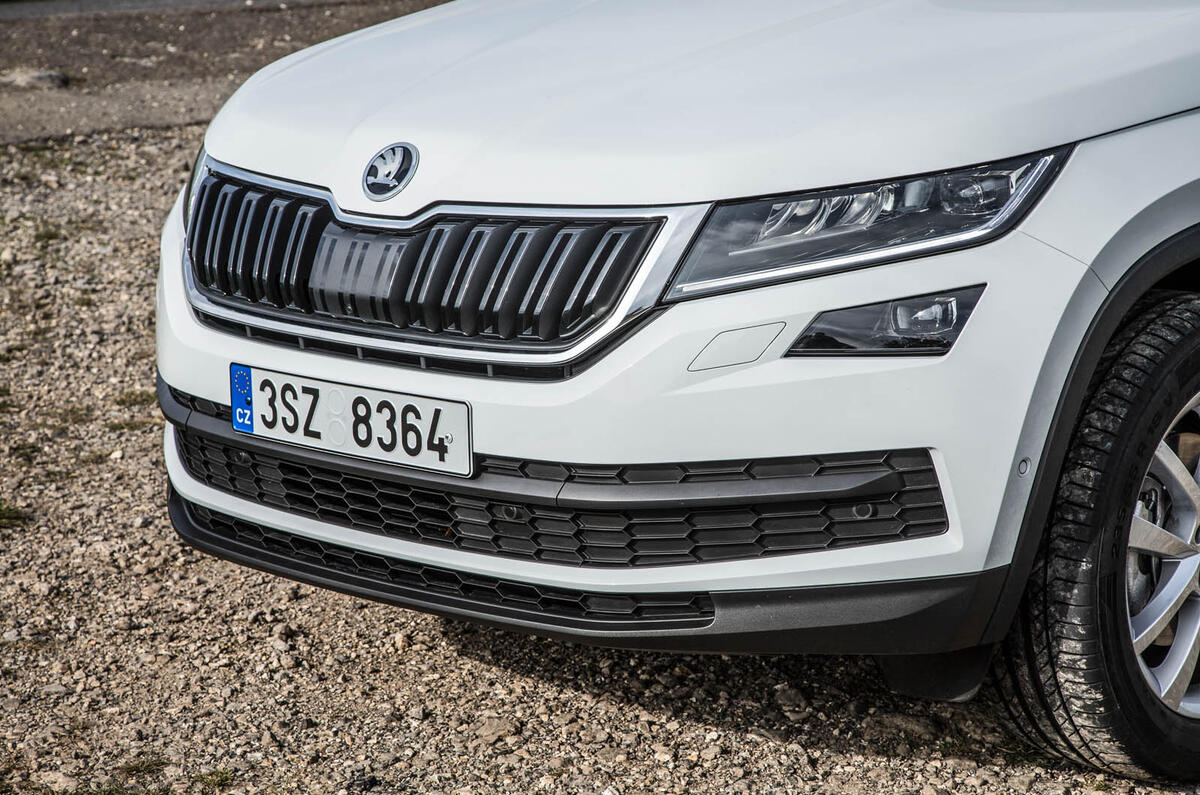 Skoda Kodiaq front end