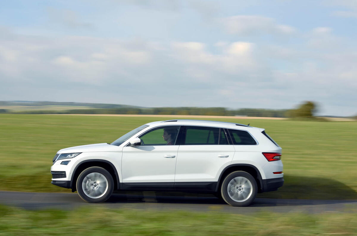 skoda kodiaq side profile