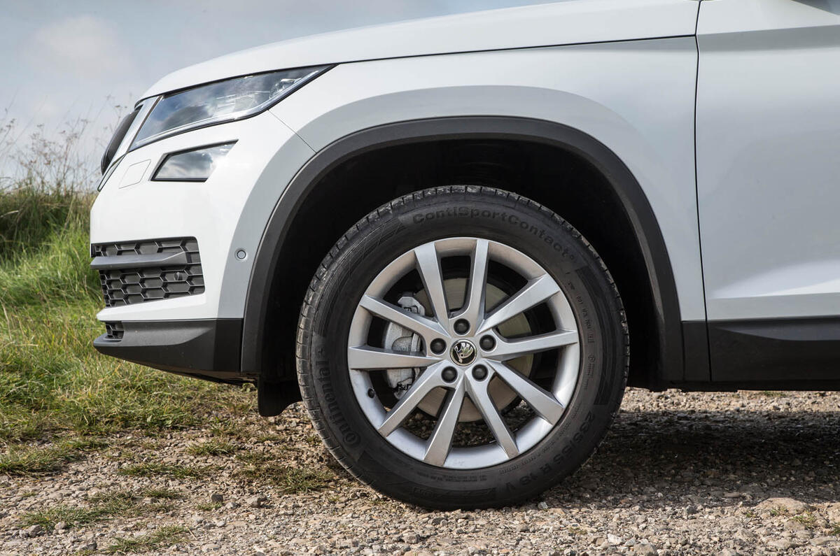 Skoda Kodiaq squared wheelarches
