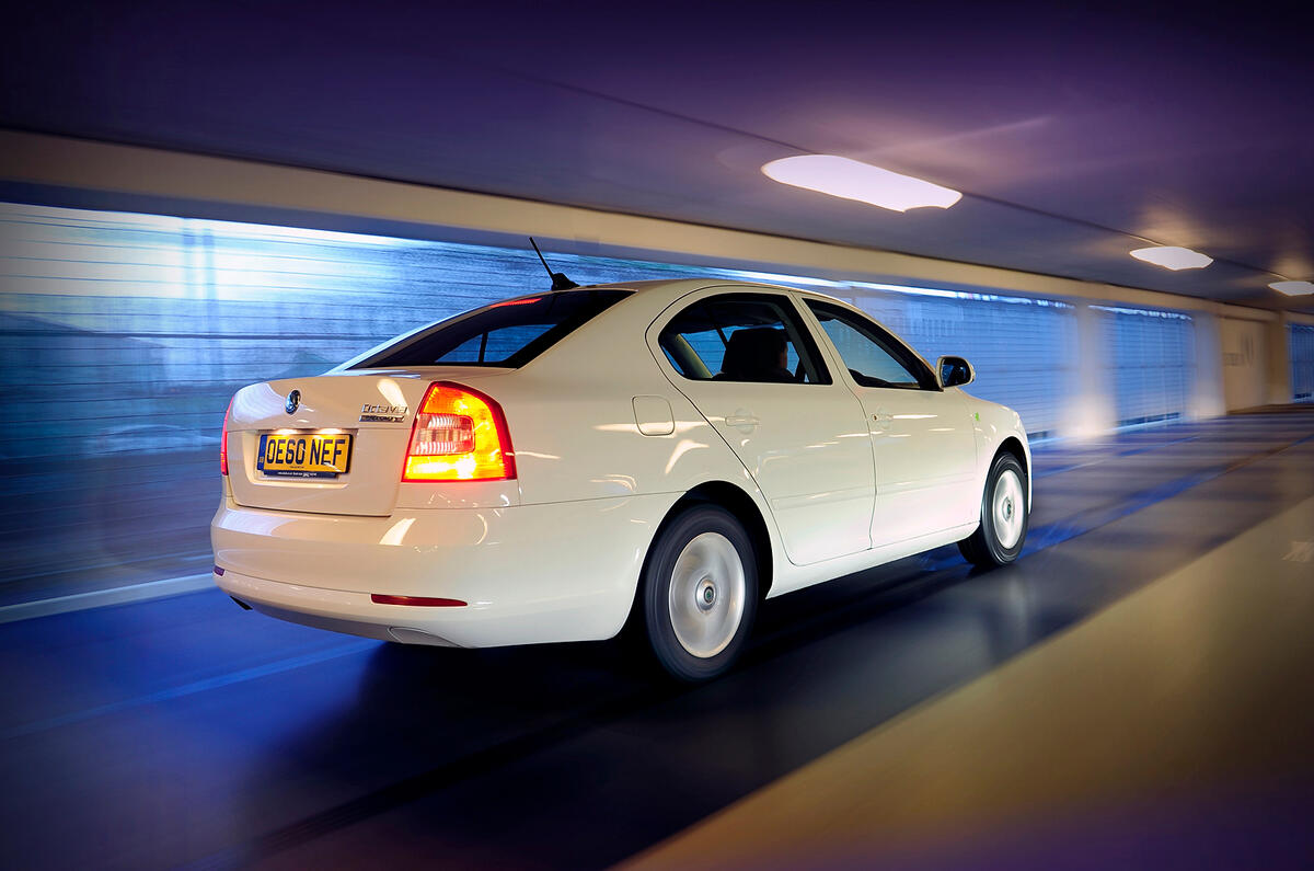 This Skoda displays fine body control and feels agile when changing direction Skoda Octavia rear quarter