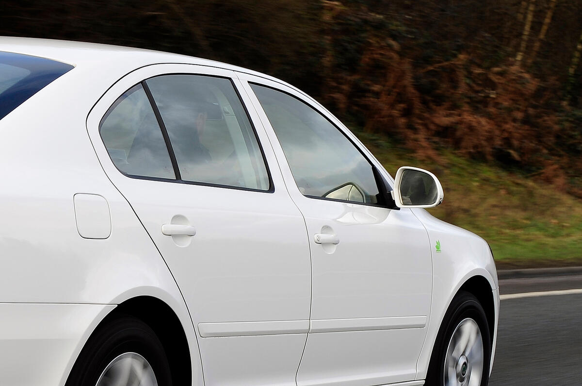 The exterior styling isn't striking enough to stand out in a crowd Skoda Octavia rear quarter