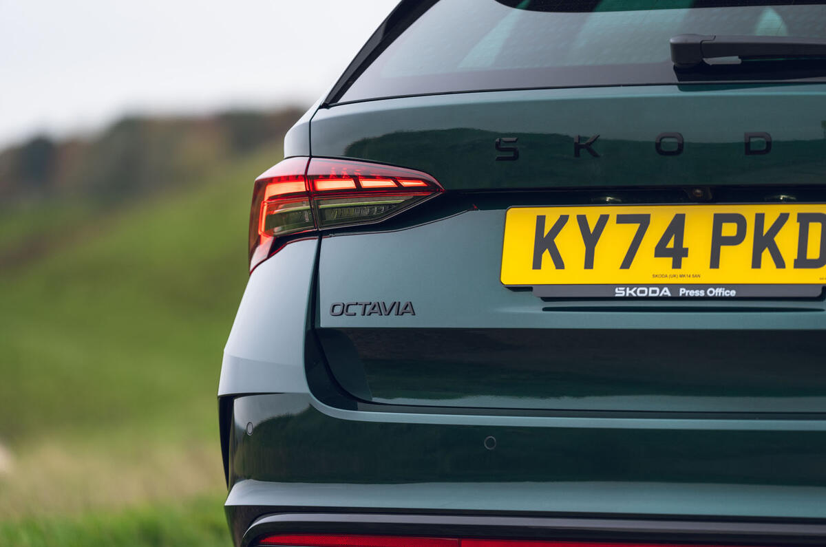 Skoda Octavia VRS review 2025 006 badge Skoda Octavia VRS review 2025 006 badge
