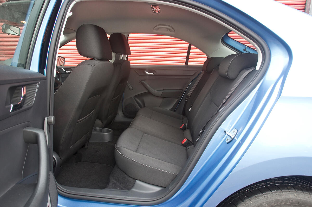 Skoda Rapid rear seats