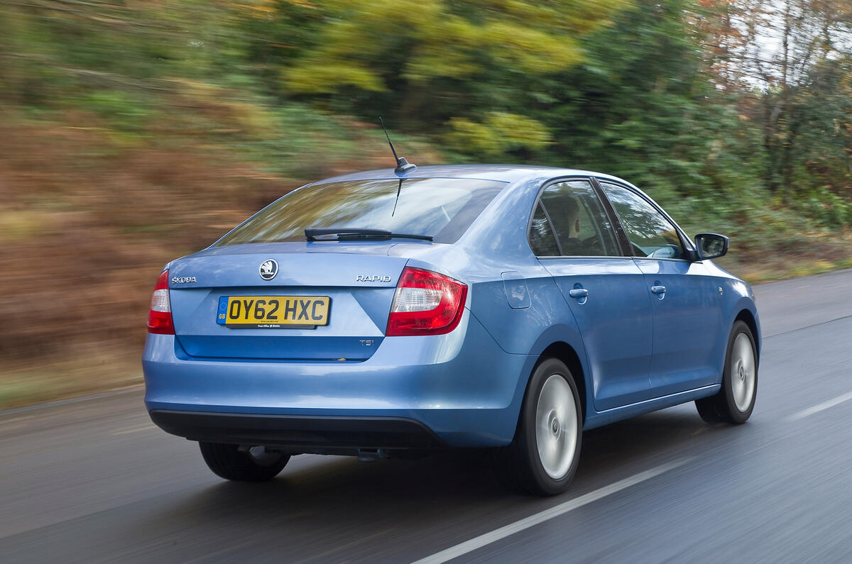 Skoda Rapid rear quarter