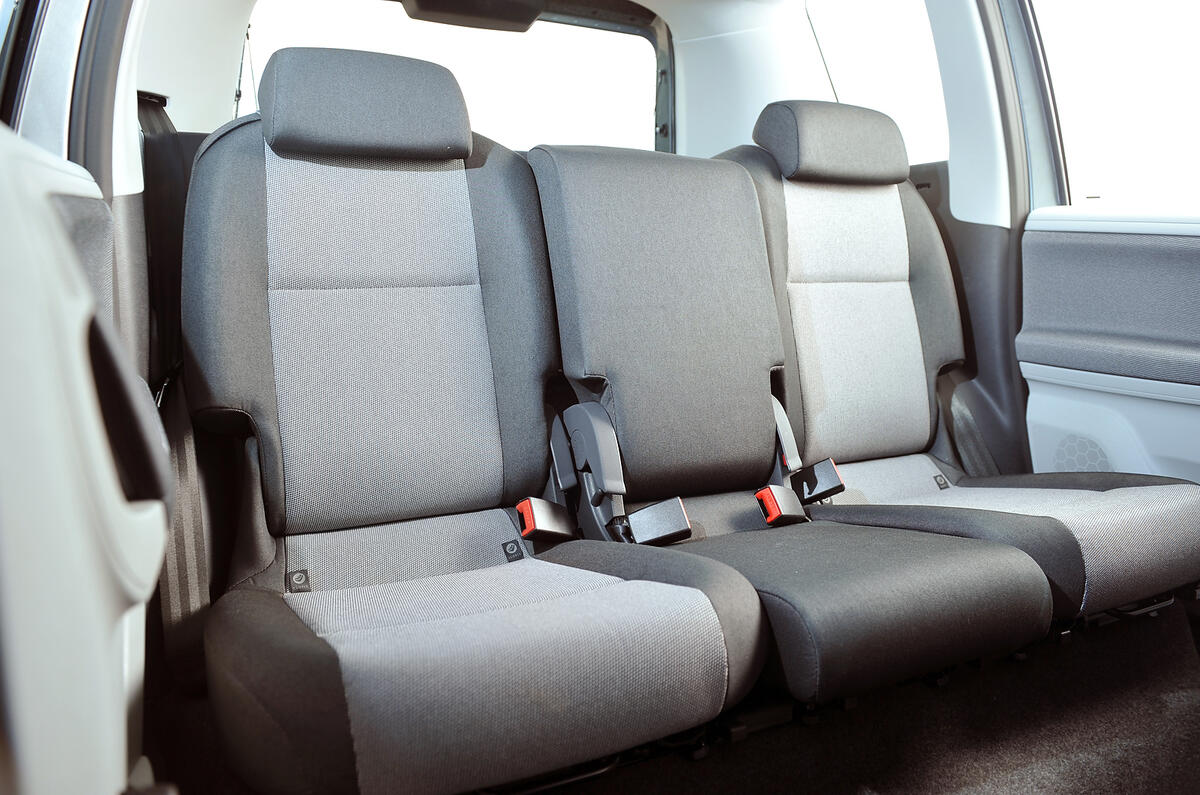 Skoda Roomster rear seats
