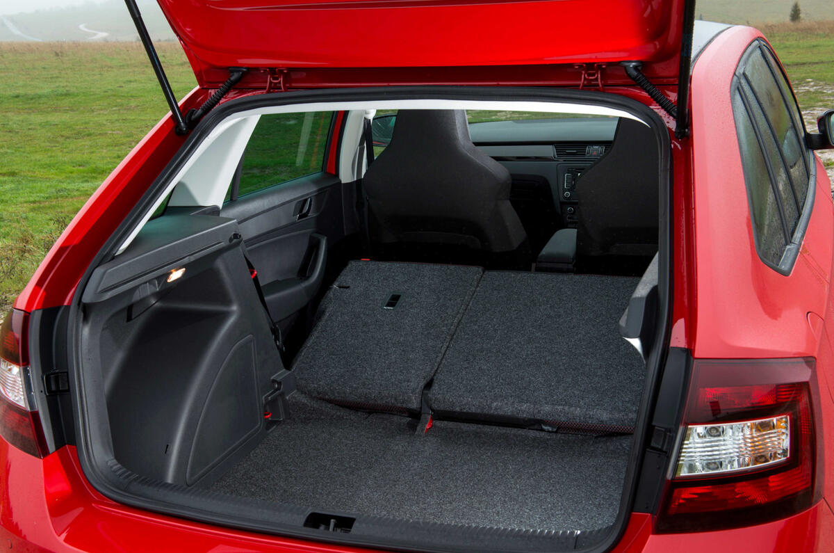 Skoda Rapid Spaceback seat flexibility