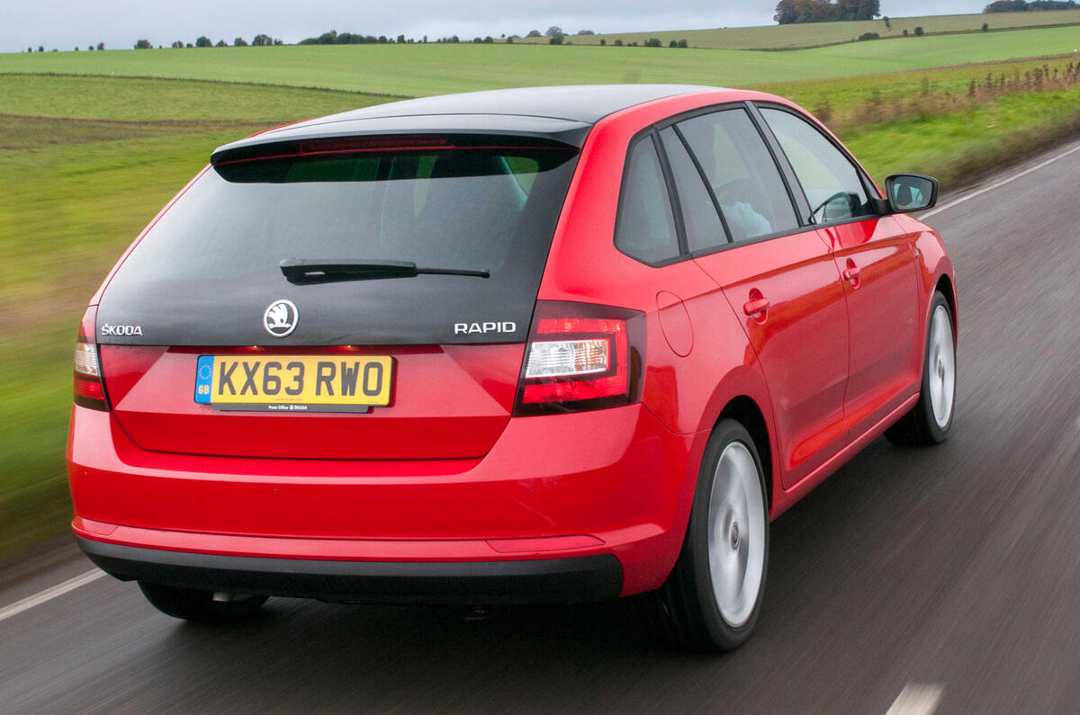Seat Rapid Spaceback rear quarter