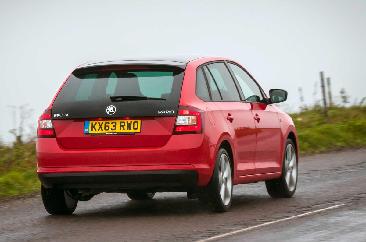 Skoda Rapid Spaceback rear