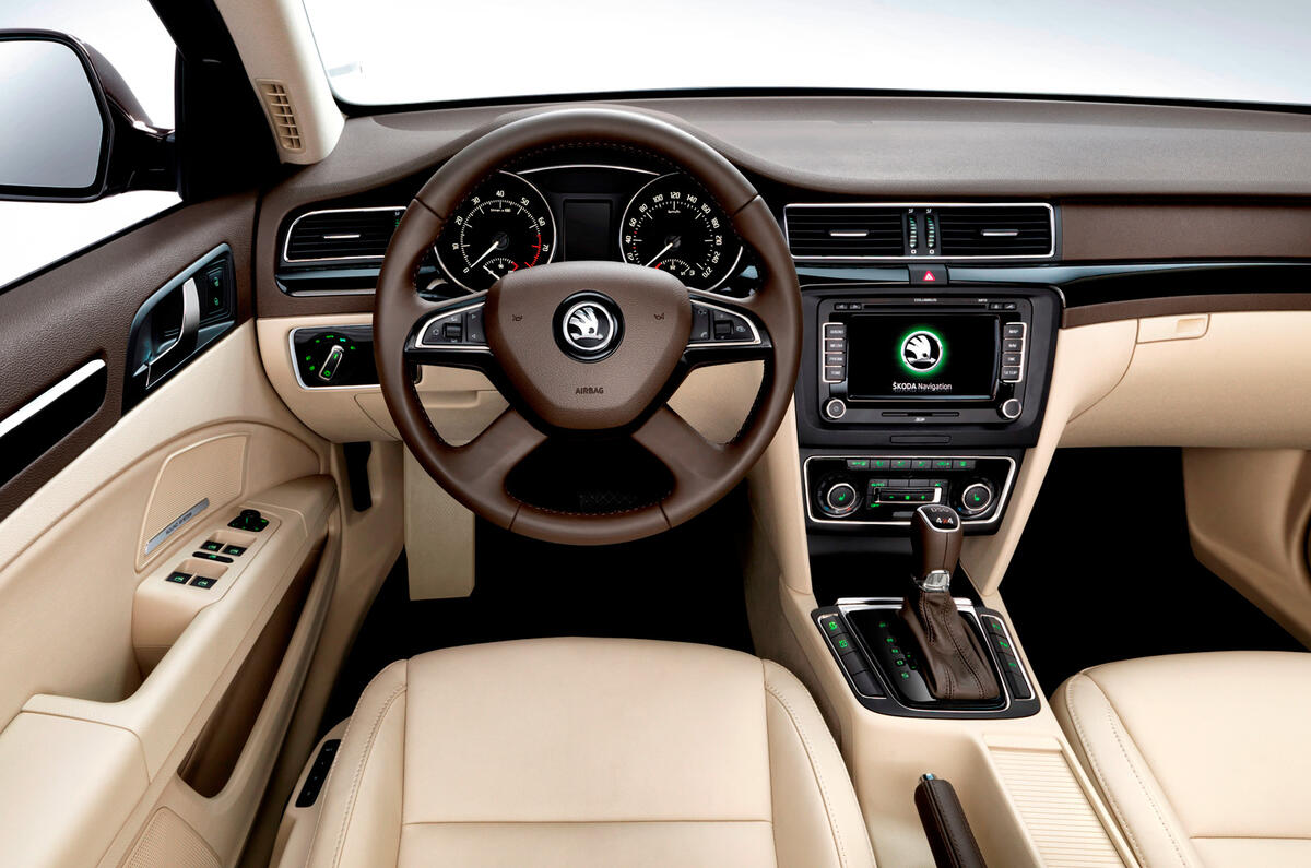 no title New look for Skoda Superb