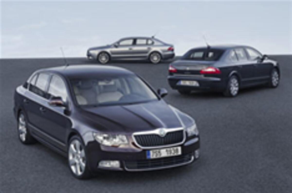 New Skoda Superb in detail
