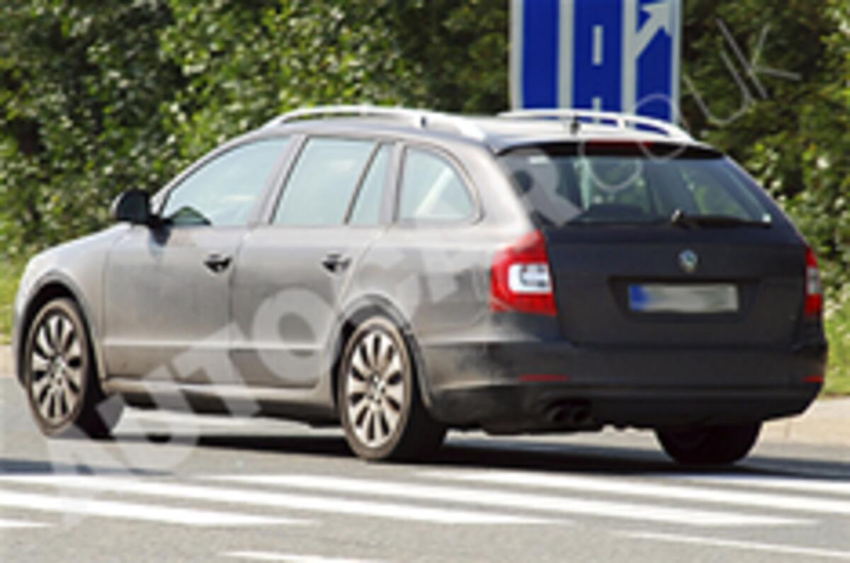 Skoda Superb estate spotted