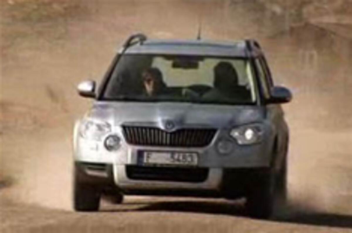 Skoda Yeti on video