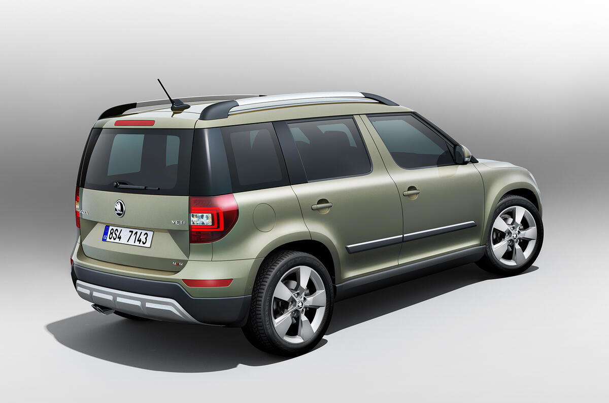 Revised Skoda Yeti revealed