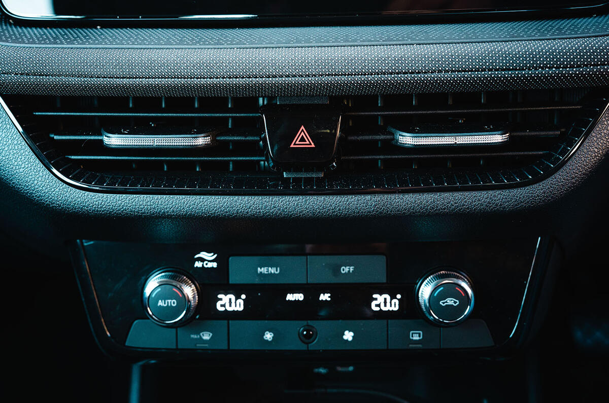 Skoda Fabia air conditioning vents