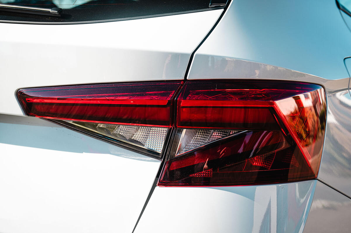 Skoda Fabia rear light