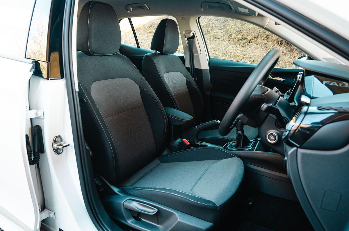 Skoda Fabia seats