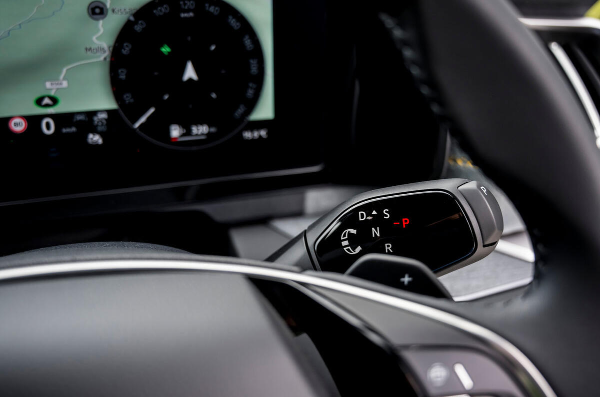 Skoda Kodiaq gear stick