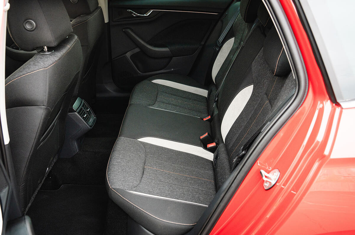 Skoda Scala rear seats