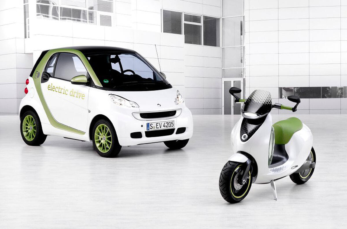Paris motor show: Smart escooter Paris motor show: Smart escooter
